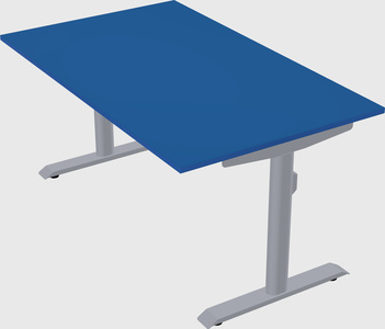 Dual motor electric desk