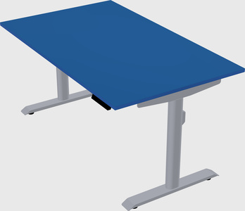 Dual motor electric desk