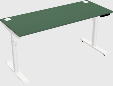 Dual motor electric desk