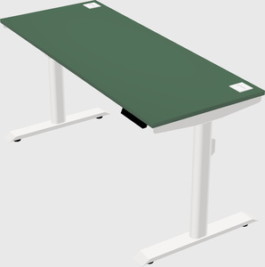 Dual motor electric desk