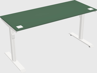 Dual motor electric desk