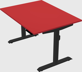 Dual motor electric desk