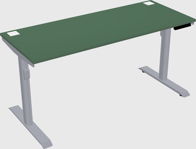 Dual motor electric desk