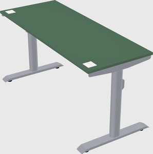 Dual motor electric desk