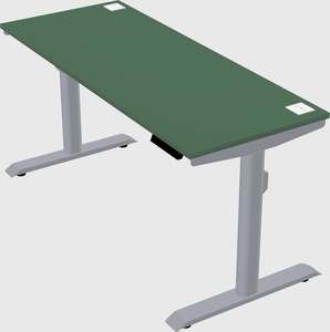 Dual motor electric desk