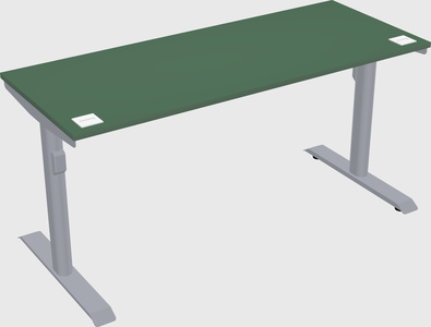 Dual motor electric desk