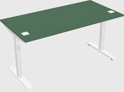 Dual motor electric desk