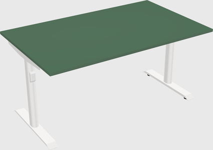 Dual motor electric desk