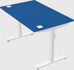 Dual motor electric desk