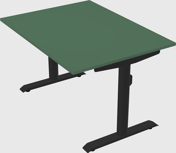 Dual motor electric desk