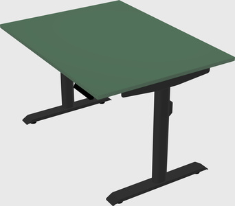Dual motor electric desk