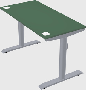 Dual motor electric desk