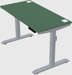 Dual motor electric desk