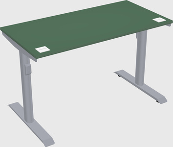 Dual motor electric desk