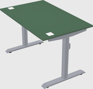 Dual motor electric desk