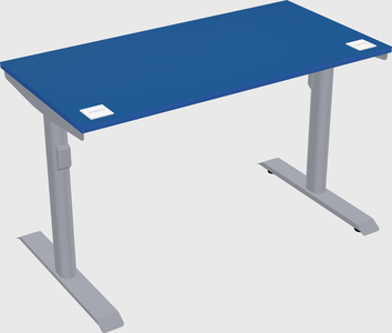Dual motor electric desk