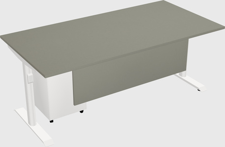Dual motor electric desk