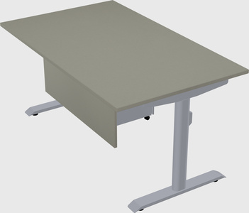 Dual motor electric desk