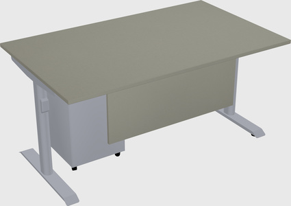 Dual motor electric desk