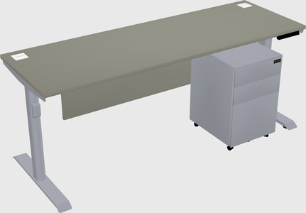 Dual motor electric desk