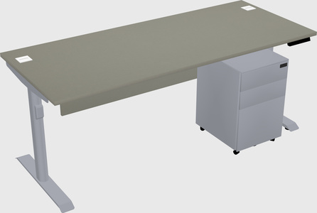 Dual motor electric desk