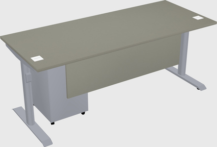 Dual motor electric desk