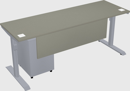 Dual motor electric desk