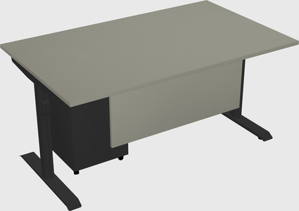 Dual motor electric desk