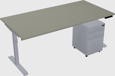 Dual motor electric desk