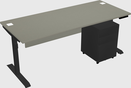 Dual motor electric desk