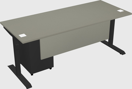 Dual motor electric desk