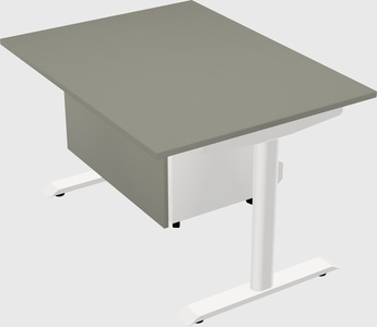 Dual motor electric desk