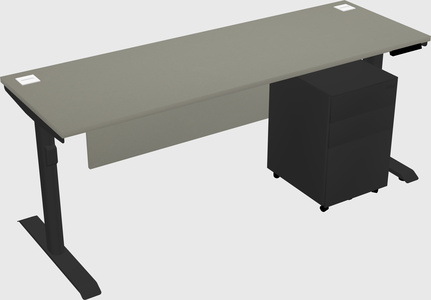 Dual motor electric desk