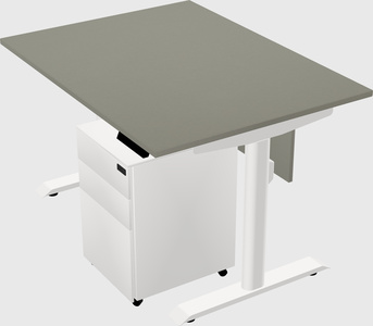 Dual motor electric desk