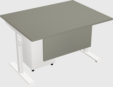 Dual motor electric desk