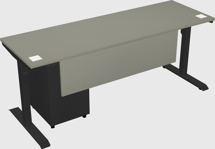 Dual motor electric desk