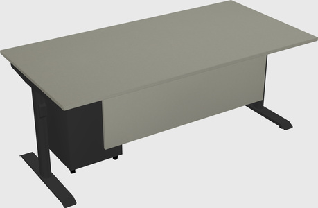 Dual motor electric desk
