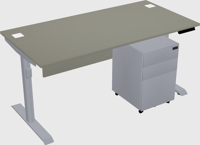 Dual motor electric desk