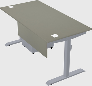 Dual motor electric desk