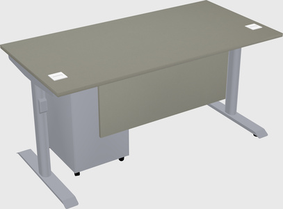 Dual motor electric desk