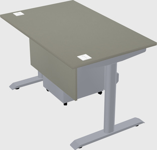 Dual motor electric desk