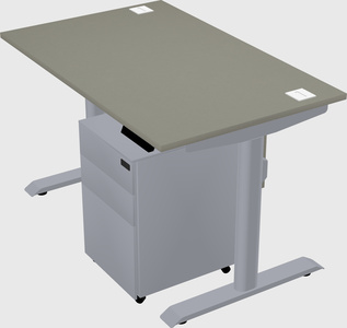 Dual motor electric desk