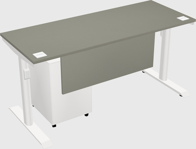 Dual motor electric desk