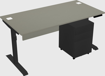 Dual motor electric desk