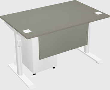 Dual motor electric desk