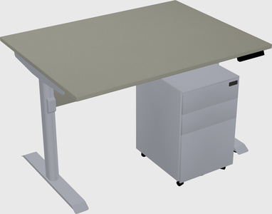 Dual motor electric desk