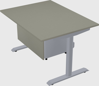 Dual motor electric desk