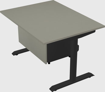 Dual motor electric desk