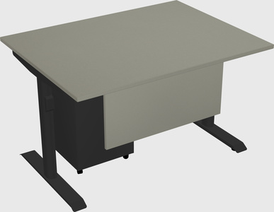 Dual motor electric desk