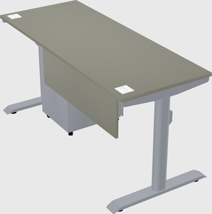 Dual motor electric desk